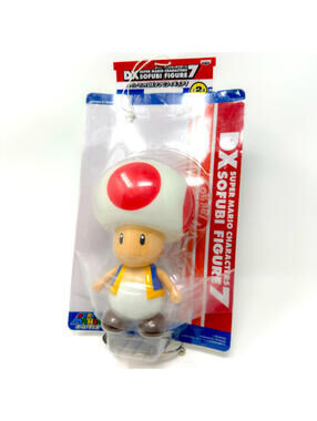Toad DX Sofubi Figure Series 7 Super Mario Characters 2008 Banpresto Kinopio New